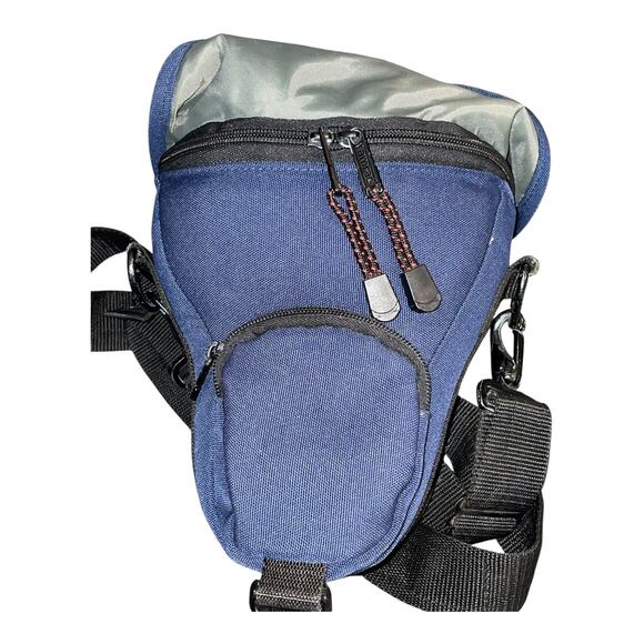 Tamrac Zoom16 Camera Bag SLR Digital Pockets Shoulder Belt Loop 5516 Blue - Picture 13 of 14